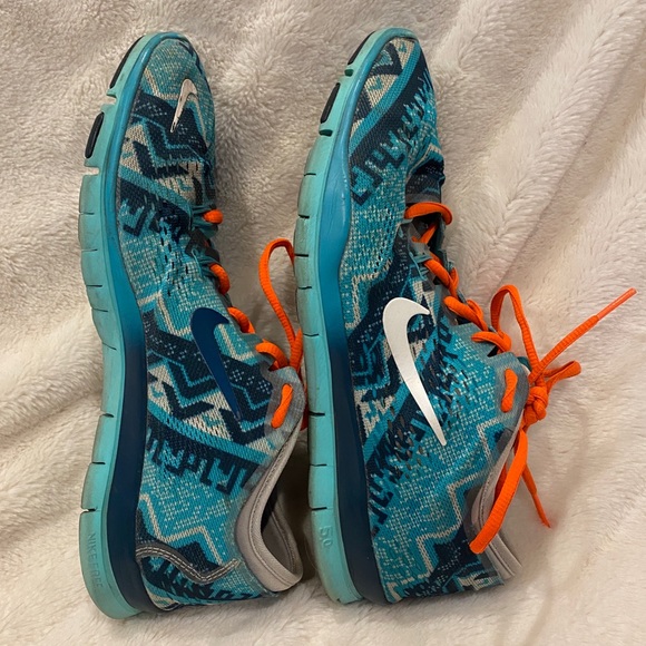 Nike Free 5.0 TR Fit 4 Aztec Training Athletic Shoes Sneakers Size 8.5 VGC - Picture 5 of 9